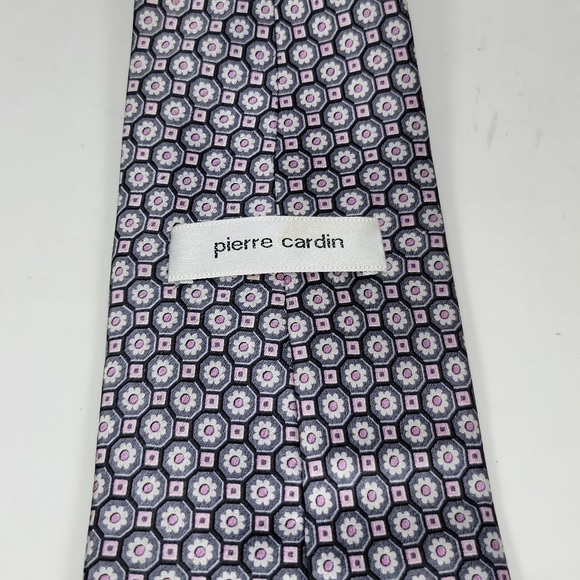 Pierre Cardin Men's Necktie 100% Pure Silk - Picture 4 of 5